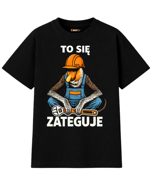 T-shirt Oversize ''JANUSZ'' - To się zateguje - OBLEKAJ
