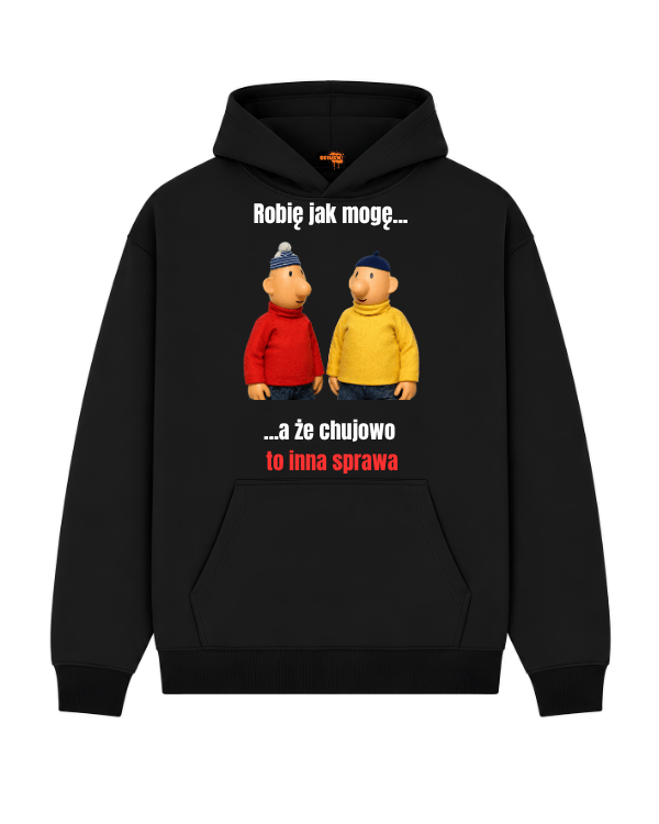 Hoodie ''SĄSIEDZI'' - Będzie pan zadowolony - OBLEKAJ