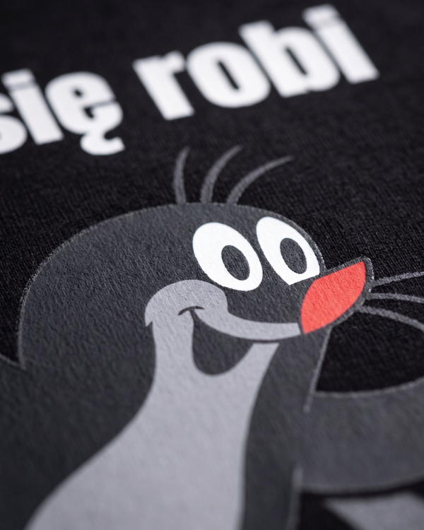 T-shirt  ''KRECIK'' - Tu się robi ale bez przesady - OBLEKAJ