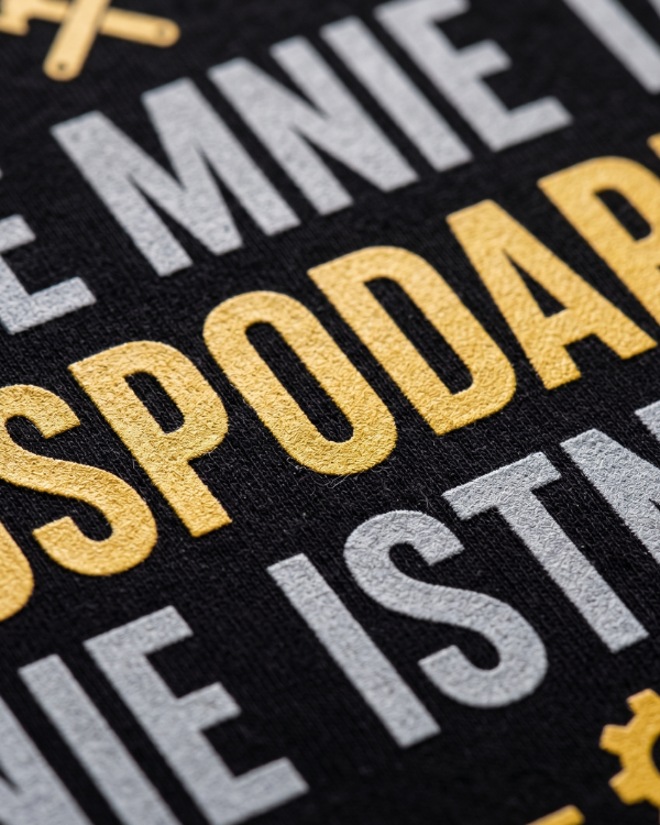 T-shirt  ''GOSPODARKA'' - Beze mnie ta gospodarka nie istnieje - OBLEKAJ