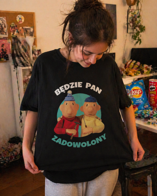 T-shirt  ''SĄSIEDZI'' - Będzie pan zadowolony - OBLEKAJ