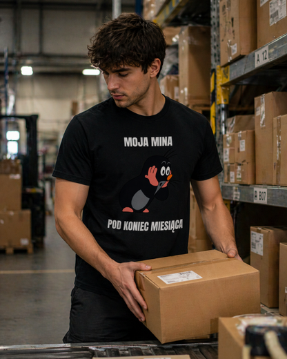 T-shirt  ''KRECIK'' - Moja mina pod koniec miesiąca - OBLEKAJ
