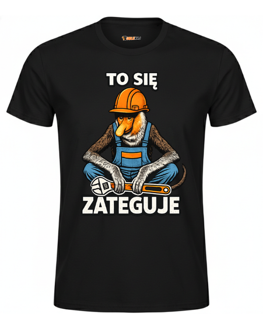 T-shirt  ''JANUSZ'' - To się zateguje - OBLEKAJ