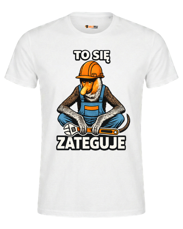 T-shirt  ''JANUSZ'' - To się zateguje - OBLEKAJ