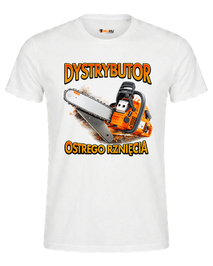 T-shirt  ''PIŁA'' - Dystrybutor ostrego rznięcia - OBLEKAJ