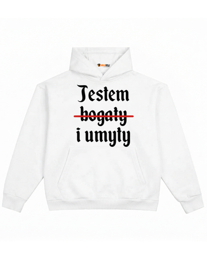 Hoodie ''DZIANY'' - Jestem bogaty i umyty - OBLEKAJ
