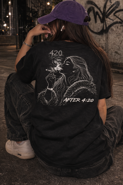 T-shirt Oversize ''420'' -  AFTER - OBLEKAJ