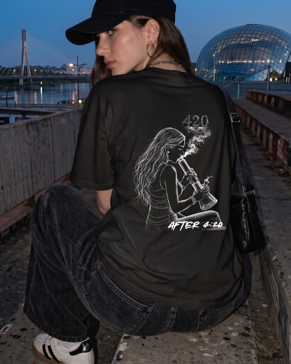 T-shirt Oversize ''420'' -  BONGO - OBLEKAJ