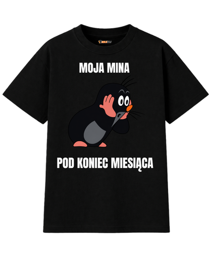 T-shirt Oversize  ''KRECIK'' - Moja mina pod koniec miesiąca - OBLEKAJ