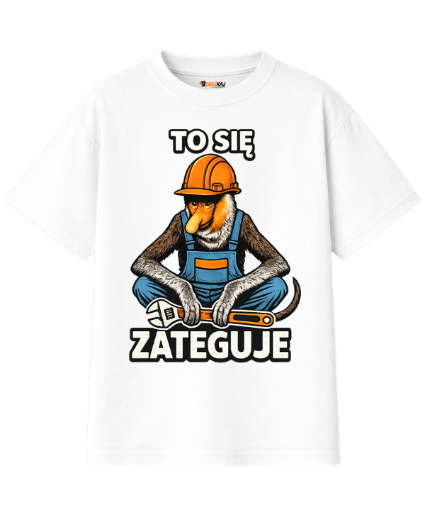 T-shirt Oversize  ''JANUSZ'' - To się zateguje - OBLEKAJ