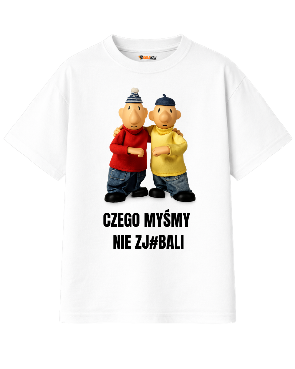 T-shirt Oversize  ''SĄSIEDZI'' - Czego myśmy nie zj#bali - OBLEKAJ