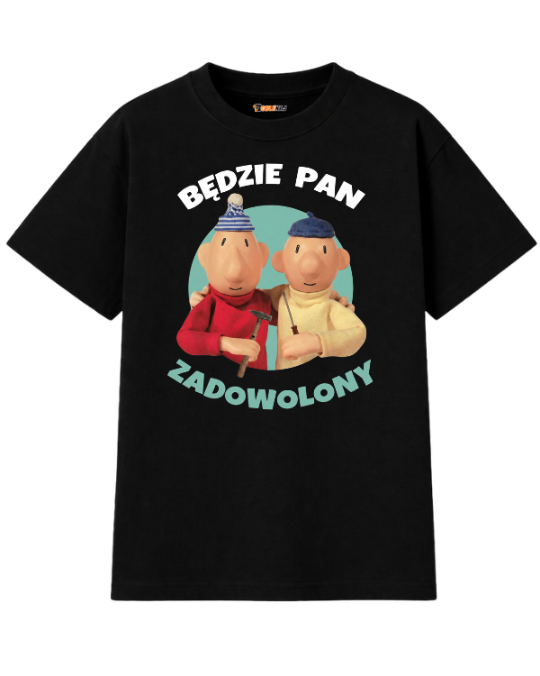 T-shirt Oversize  ''SĄSIEDZI'' - Będzie pan zadowolony - OBLEKAJ